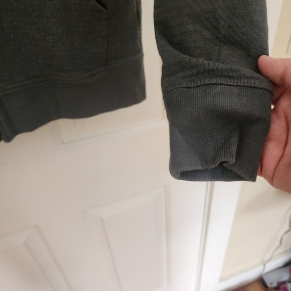 Pact Gray Zip-Up Hoodie with French Terry liner size small organic sustainable - Picture 5 of 9